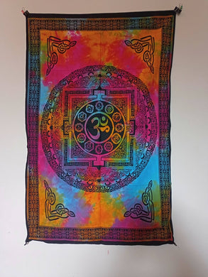 Colourful celctic wall hanging tapestry