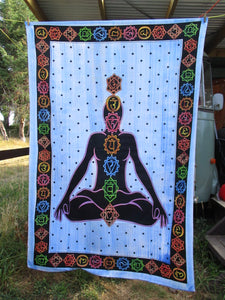 Chakra Meditation Tapestry (L+XL)