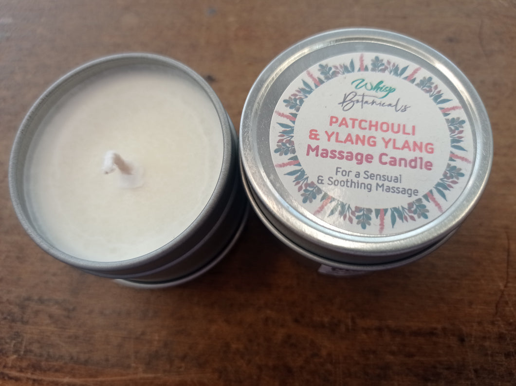 Massage Candle - Botanicals - Patchouli & Ylang Ylang