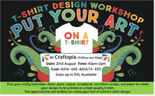 Put Your Art on a T-Shirt Event