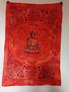 Orange Thai Buddha Tapestry
