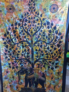 Tree Elephant Tapestry