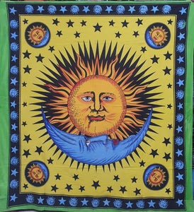 Sun and Moon Tapestry Double