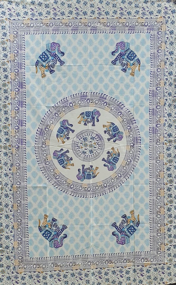 Elephant Mandala Tapestry Single