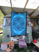 Grid Mandala Tapestry