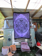 Grid Mandala Tapestry