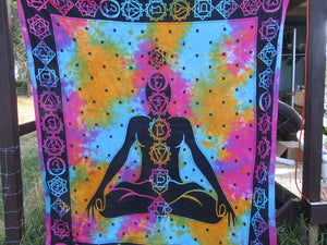 Chakra Meditation Tapestry