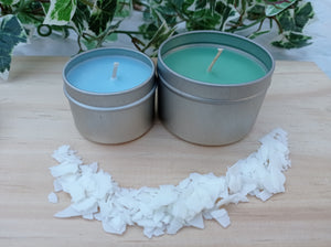 Scented Soy Tin Travel Candles