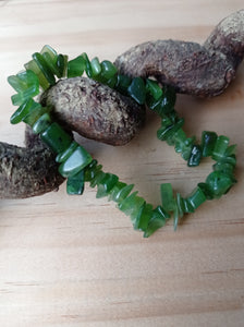 Jade Crystal Chip Bracelet