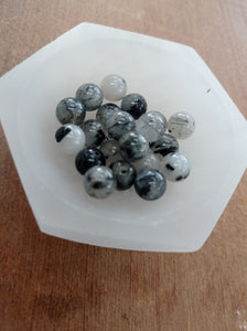 Tourmilated Quartz beads