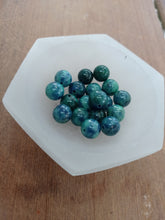 Lapis and Chrysocolla beads