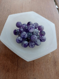 Chevron Amethyst beads