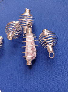 Pendant Cage- Silver