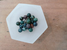 Bloodstone crystal beads