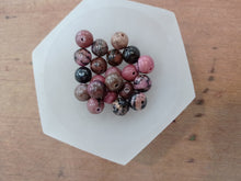 Rhodonite with black beads