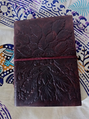 Leather Journal- Green Man