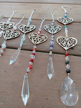 Wooden Heart Sun Catchers