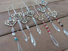 Wooden Heart Sun Catchers