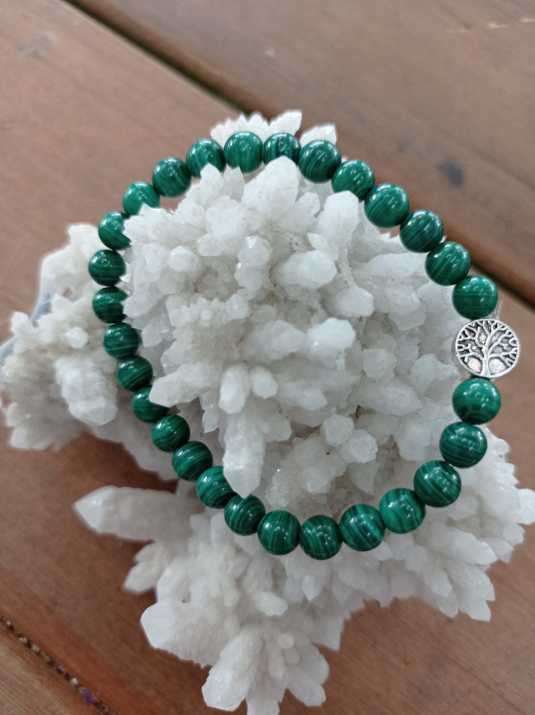 Malachite Tree of Life Bracelet