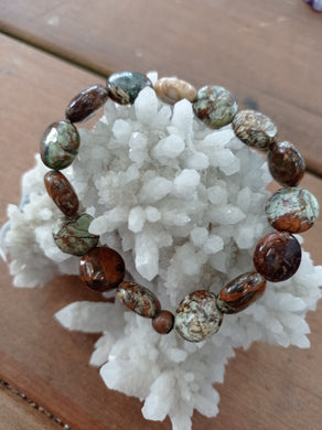 Picasso Jasper Donut Bracelet