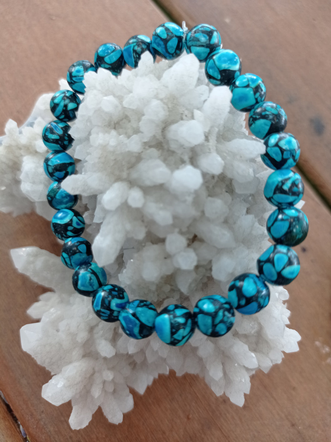 Amazonite Lepidolite and Howlite Bracelet Whisp Whisp Ltd