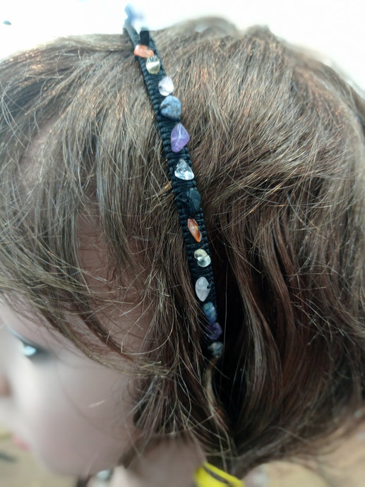 Crystal Macrame Headbands