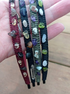 Crystal Macrame Headbands