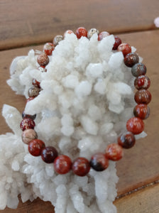 Poppy Jasper 6mm Bracelet